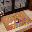 Cow Easter Is Eggcellent Doormat Funny Pun Indoor Outdoor Decor Gift For Cattle Animal Lovers
