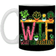 WTF Cactus What The Fucculent Mug Succulent Plants Garden Funny Coffee Mug Gift For Friends