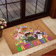 Cavalier King Charles Spaniel Dog Happy Easter Doormat Cute Outdoor Decor Gift For Dog Lovers