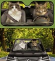 Cats Auto Sun Shade, Kitty, Meow, Car Sun Shade