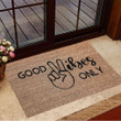 Good Vibes Only Doormat Front Door Rug Outdoor Indoor Door Mat Washable Entrance Mat