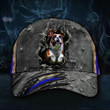 Boxel 3D Hat Vintage Blue Line USA Flag Cap Men Police Gift For Dog Trainer - Pfyshop.com