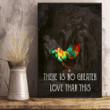 Jesus Christ There Is No Greater Than This Poster Easter Home Decor Resurrection Day - Pfyshop.com