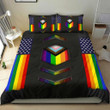 New LGBT Flag Bedding Set Pride Merch 2021 Progress Flag Pride Gift For Men Women