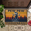 T-Rex Pew Pew Madafakas Doormat Fun Fun Front Door Mats Inside Frontgate Door Mat