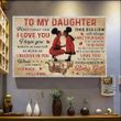 Mom To My Daughter I Love You Poster Print Sentimental Black Mom Gift For Daughter Ideas