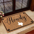 Howdy Doormat Texas State Indoor Welcome Mat Patriotic Gifts