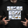 Shore Bird Nerd Shirt Wild Birds T-Shirt Graphic Printed Tee Gifts For Wife
