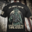 Life Liberty And The Pursuit Of Those Who Shirt Funny Statue of Liberty T-Shirt Gifts For Aunt