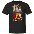 Cute Chihuahuas Water Reflection Devil Cosplay T-Shirt Creative Halloween Costumes 2020 Unisex