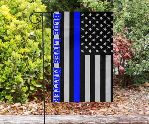 Blue Lives Matter American USA Police Flag Honoring Men Women Law Enforcement Officers