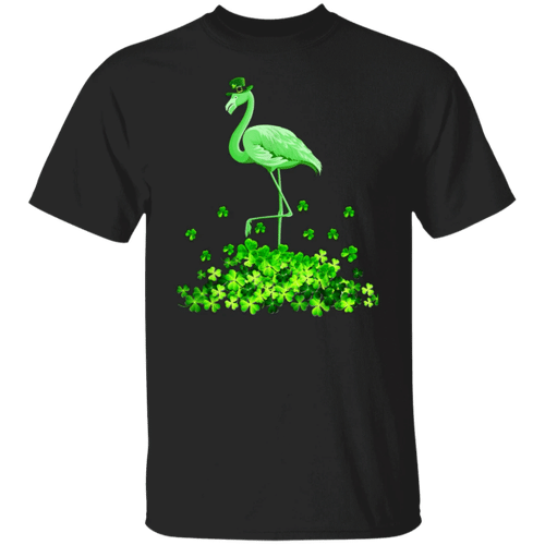 Irish Flamingo Green Shirt St Patricks Day Shirt For Women