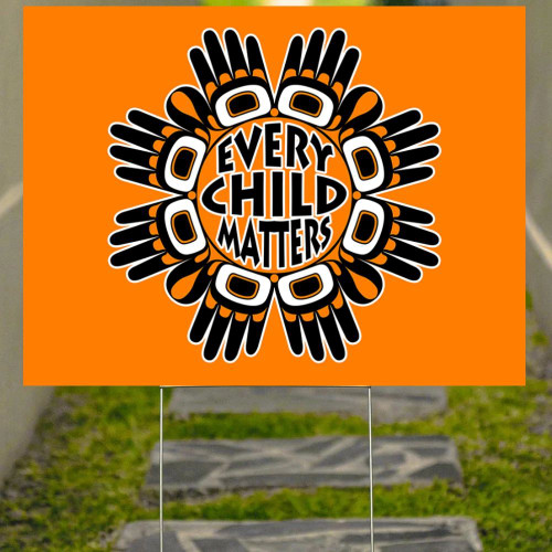 Every Child Matters Yard Sign Child Lives Matter Children Support Sign Garden Decor