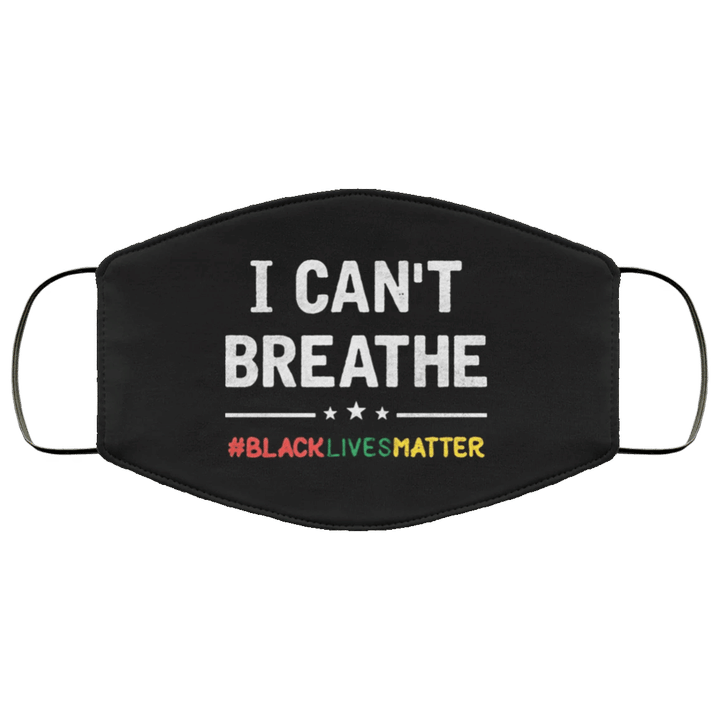 George Floyd I Can't Breathe Face Masks, Black Lives Matter Face Masks Protest