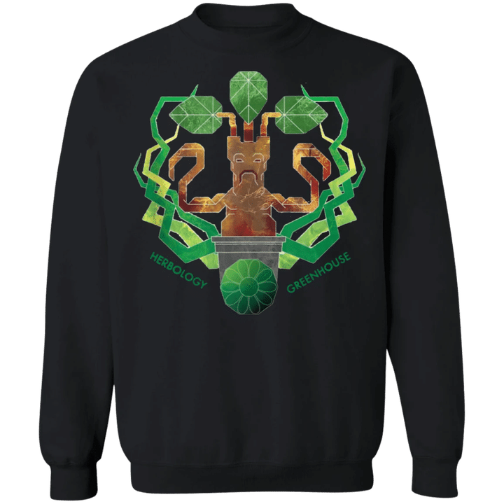 Herbology Sweatshirt Hogwarts Greenhouse Mandrake Sudadera Graphic Tee Gift Ideas