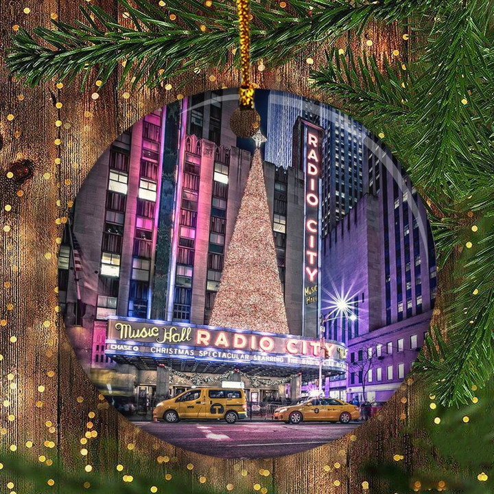 Christmas In New York Radio City Music Hall Christmas Tree Ornament For Hanging Ornament Tree