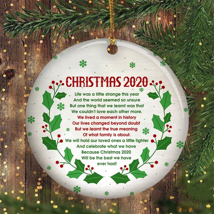 Christmas 2020 Ornament 2020 Annual Events Christmas Ornament For Xmas Tree Decoration