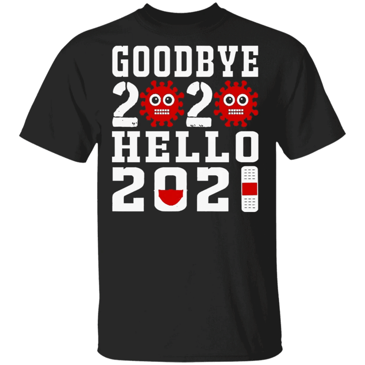 New Year T-Shirt Design Google 2020 Hello 2021 Happy New Year 2021 Shirt For Men Women