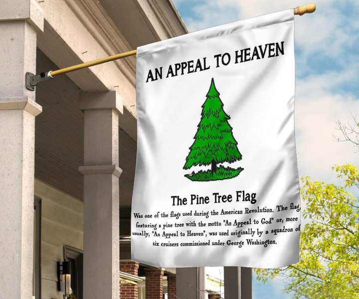 An Appeal To Heaven Flag Made In USA The Pine Tree Flag Definition Indoor Outdoor Decor