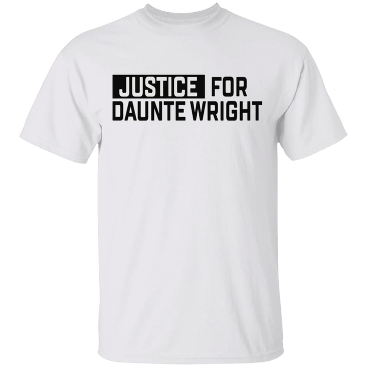 Justice For Daunte Wright Shirt Black Lives Matter T-Shirt BLM Shirt No Justice No Peace