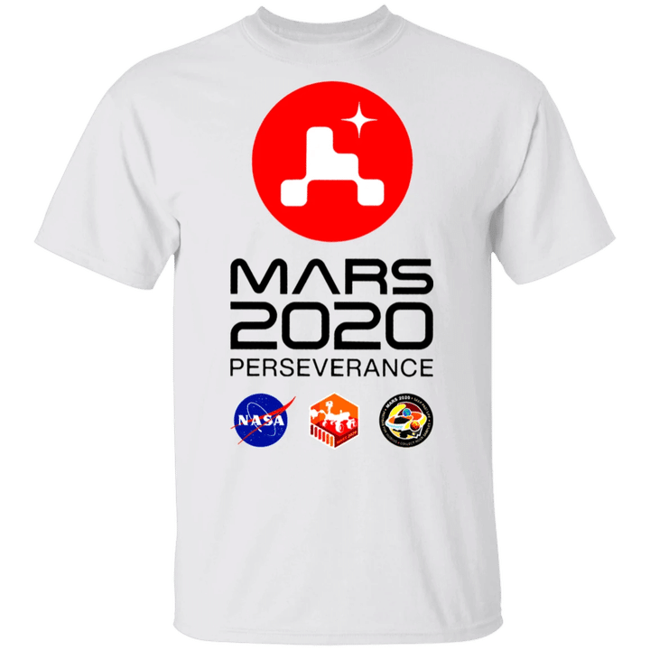 Nasa Mars 2020 Shirt Mars Rover 2020 Logo Polo Shirt Nasa Persevenrance