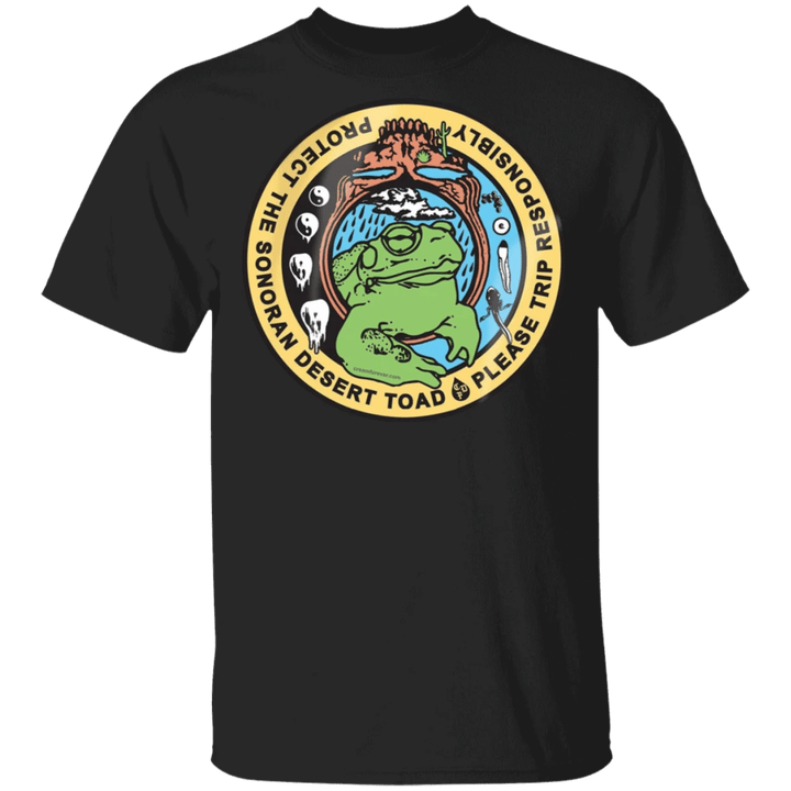Psychedelic Toad Of The Sonoran Desert Shirt Bufo Alvarius T-Shirt For Men Women - Pfyshop.com