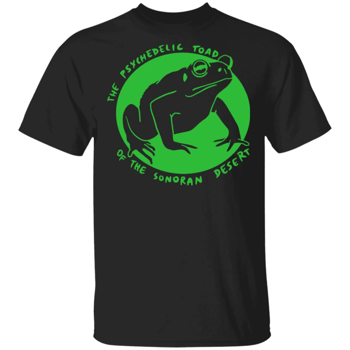Psychedelic Toad Of The Sonoran Desert Shirt Bufo Toad Frog Logo Graphic Tee Shirt - Pfyshop.com