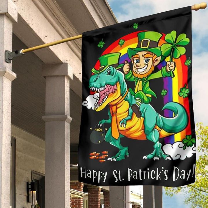 Happy St Patrick's Day Flag St Patrick's Day Banner Outdoor Decorations - Pfyshop.com
