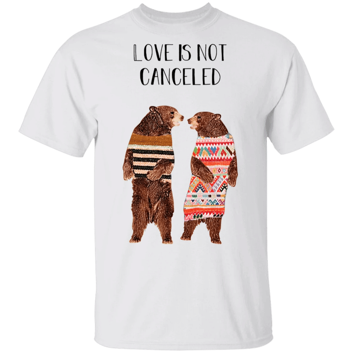 Love Is Not Cancelled T Shirt Love Is Not Cancelled Quote Shirt Cute Valentine Couple Gift