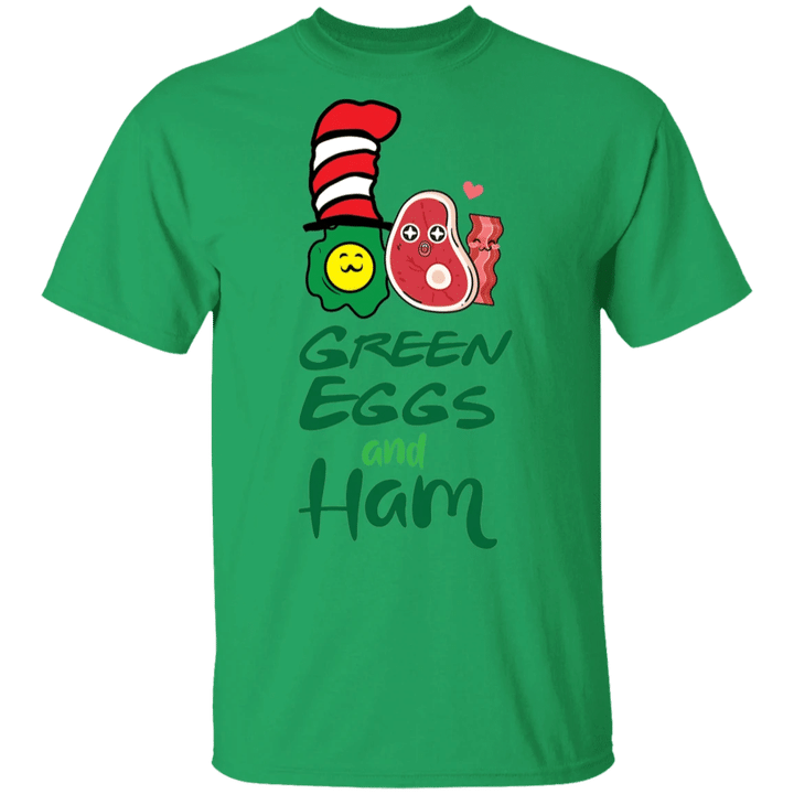 Green Eggs And Ham Shirt Cat In The Hat Dr Seuss Teacher Shirt Gift - Pfyshop.com