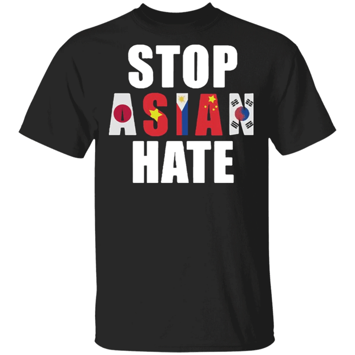Stop Asian Hate Long Sleeve Shirt Stop AAPI Hate Asian Lives Matter Mens Womens Apparel