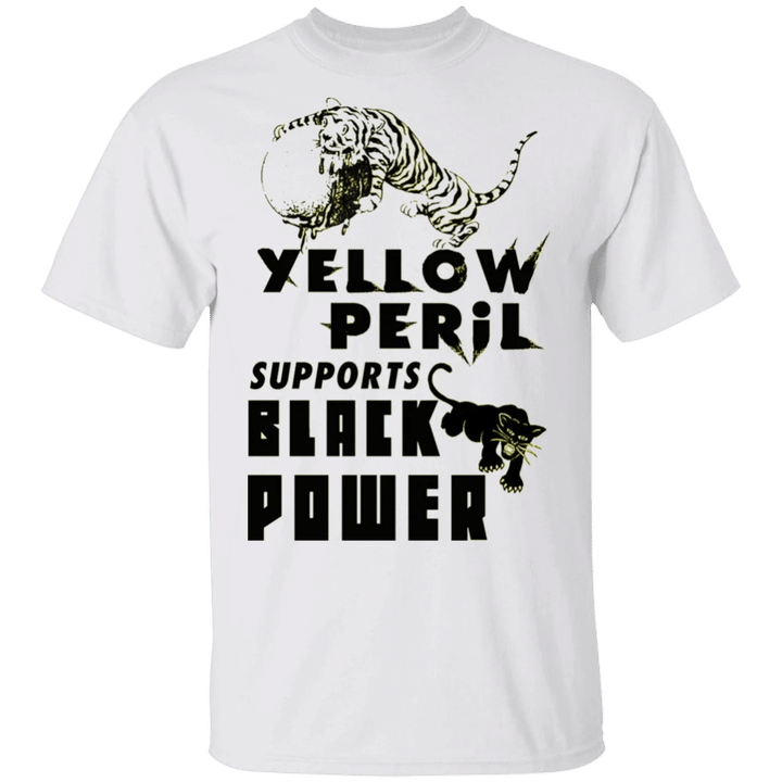 Yellow Peril Support Black Power Shirt Stop AAPI Hate Asian For Black Lives T-shirt - Pfyshop.com