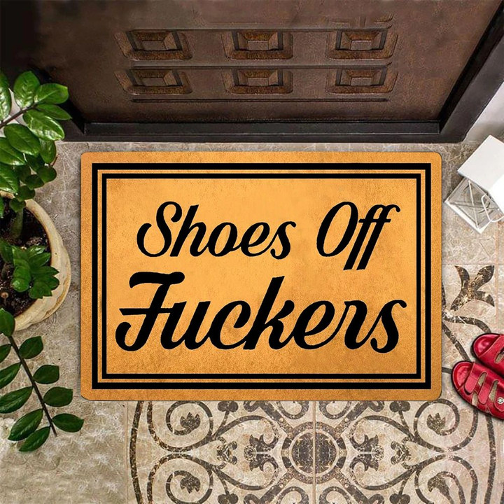 Shoes Off Fuckers Doormat Funny Frontgate Outdoor Mat Entrance Mat For Homes