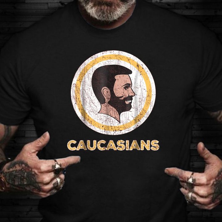 Caucasians Shirt Caucasian Pride T-Shirt Vintage Funny Merch For Sale