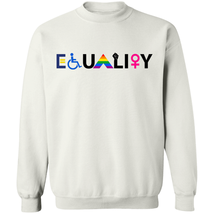 Equality Sweatshirt With Wheelchair LGBT Gender Equality Sweatshirt