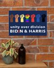 Unity Over Division Biden And Harris Poster Patriotic LGBT Voters Biden Political Home Decor Near Me