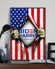 Biden Harris 2021 Flags Inside American Flag Poster For 2021 Presidential Election