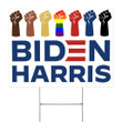 Biden Harris Lawn Sign LGBT Voting Biden Campaign 2020 Support BLM Justice Sign Harris Liberal Yard Sign