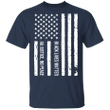 American No Justice No Peace Black Lives Matter Flag T-Shirt Blm