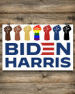 Biden Harris Poster LGBT Voting Biden Campaign 2021 Support BLM Justice Sign Harris Liberal