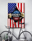 Biden Harris 2020 Flags Inside American Flag Poster Joe Biden For President 2020