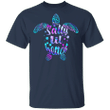 Sea Turtle Salty Lil Beach T-Shirt Funny Gift For Turtle Lovers