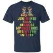 Juneteenth Shirt No Justice No Peace T-Shirt Justice For George
