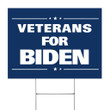 Veterans For Biden Lawn Sign Pro Biden Ads For President Biden Military Support Sign Outdoor