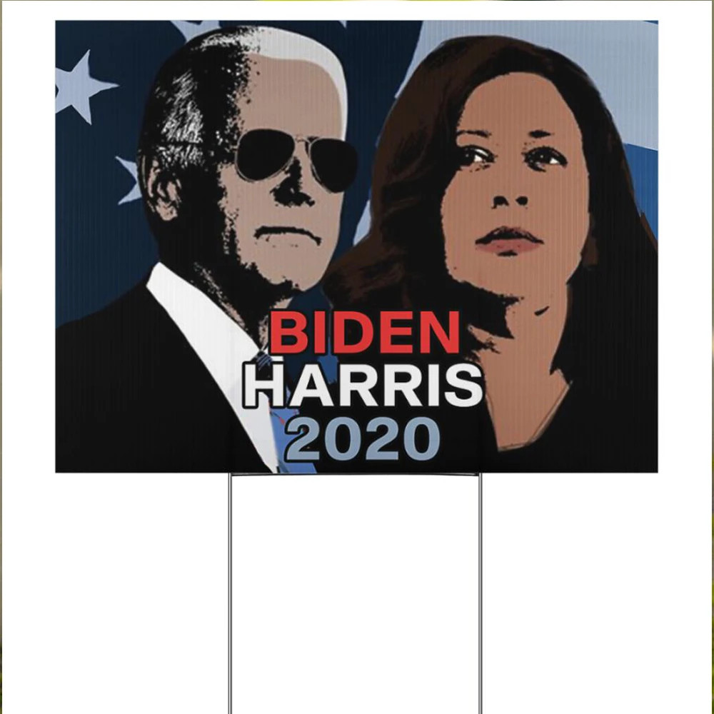 Biden Harris 2020 Yard Sign Democratic Party Support Biden For President Elect Political Sign