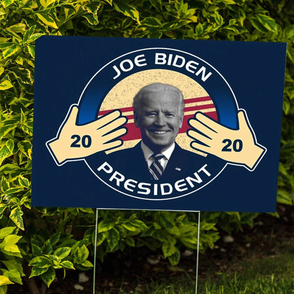 Joe Biden President Lawn Sign Support Biden Harris Logo Sign Victory 2020  Election Campaign