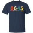 Trump 8645 Shirt 86 45 Make America Think Again T-Shirt For Anti Trump