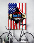 Biden Harris For America 2020 Inside American Flag Poster Joe Biden Fans Gift Home Decor