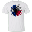 America Sunflower Flag T-Shirt 4th Of July American Patriotic Flower Shirt - Pfyshop.com