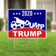 2020 Dump Trump Yard Sign Funny Political Sign Vote No Trump For Re-Elect Support Biden Harris - Pfyshop.com